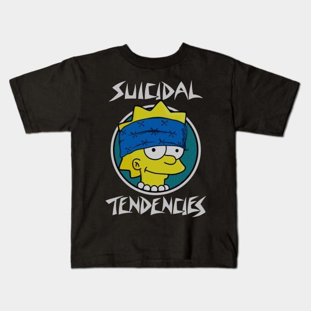 suicidal st Kids T-Shirt by Super Human Squad